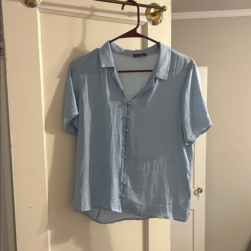 Vince Camuto Sky Blue Blouse